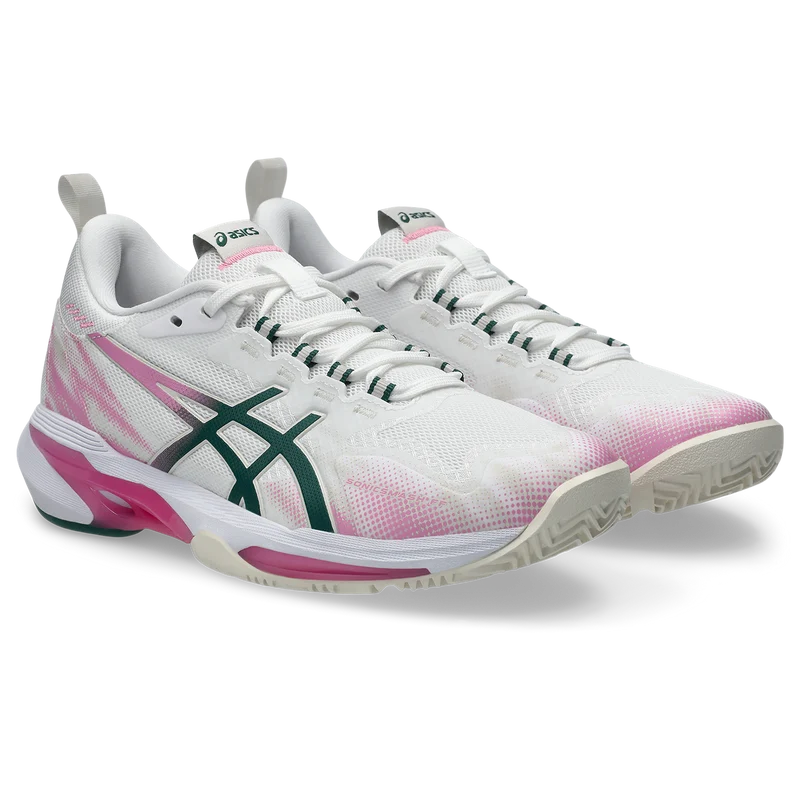 Asics Women's Sonicsmash FF Padel Shoes White Jewel Green