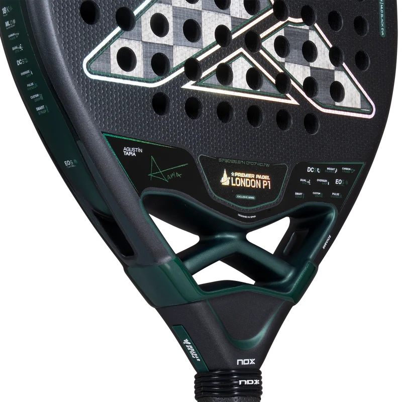 Nox AT10 Genius 18K Alum London P1 Edition Padel Racket