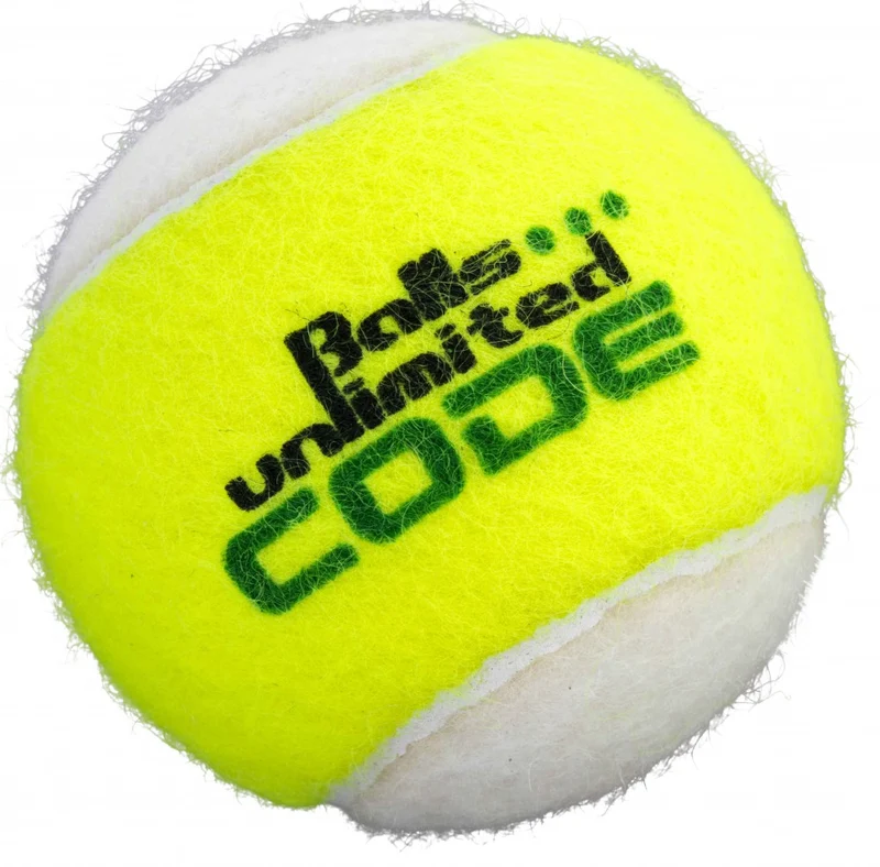 Tennisbälle Code Green 60er Beutel Gelb/Weiß