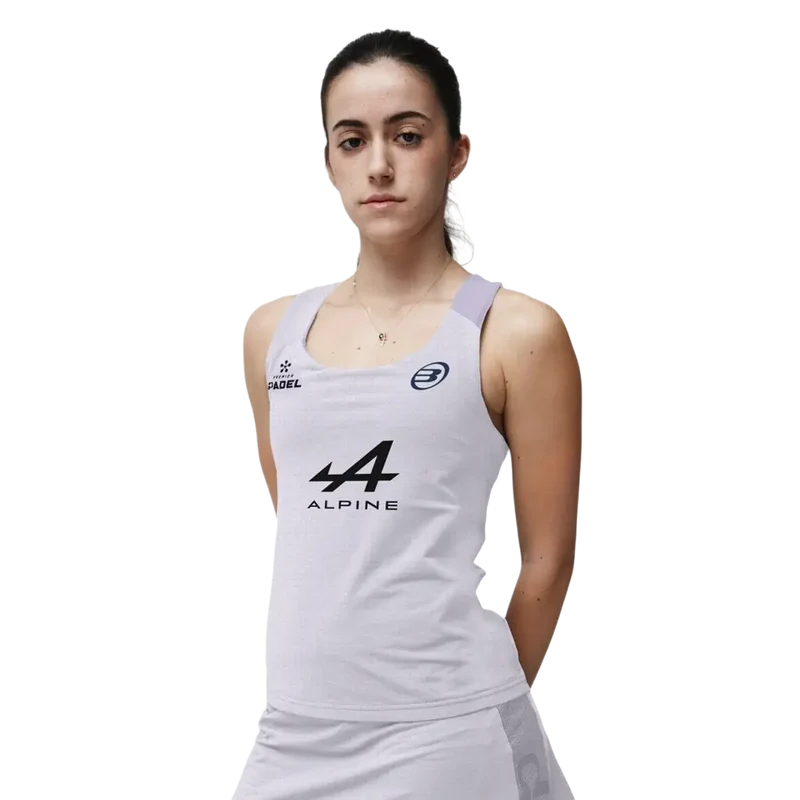 Camiseta Bullpadel Pado Claudia Fernández Lila Pastel
