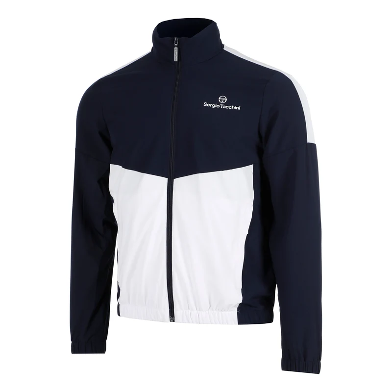 Giardino Trainingsjacke Herren - dunkelblau, weiß