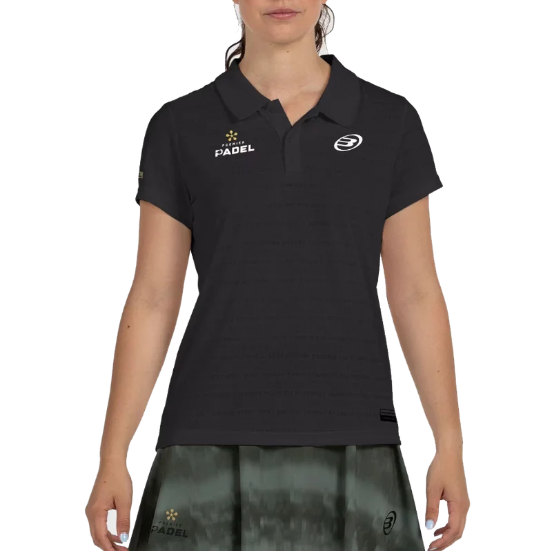Bullpadel Women's Payerne Premier Padel Polo Black