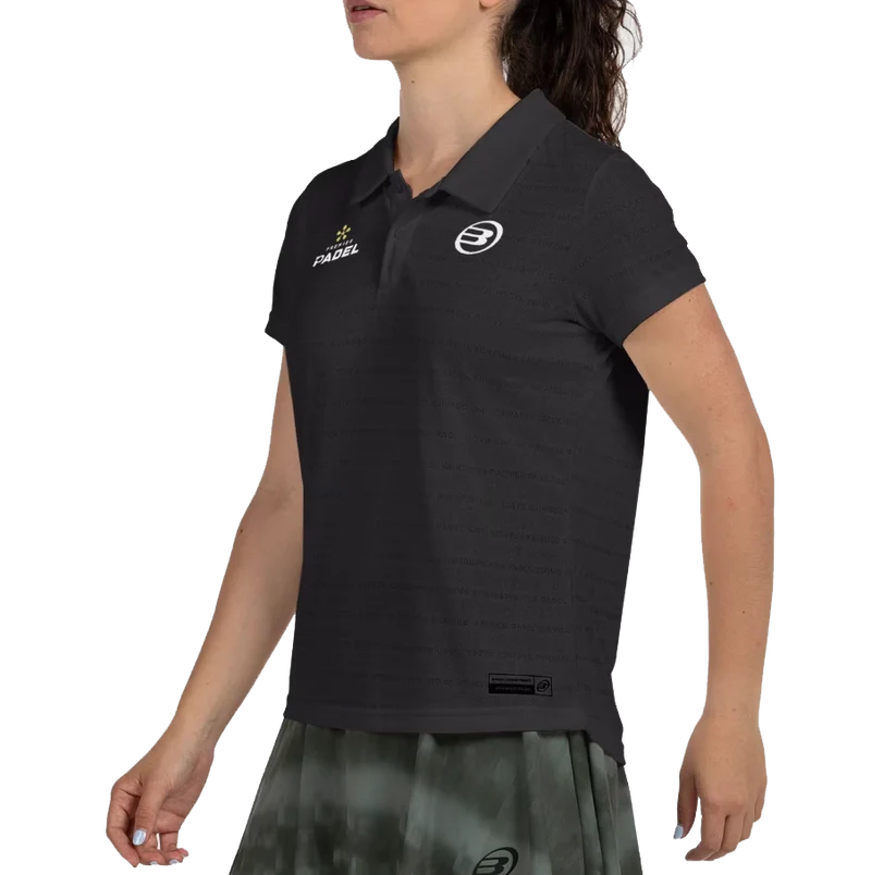 Bullpadel Women's Payerne Premier Padel Polo Black