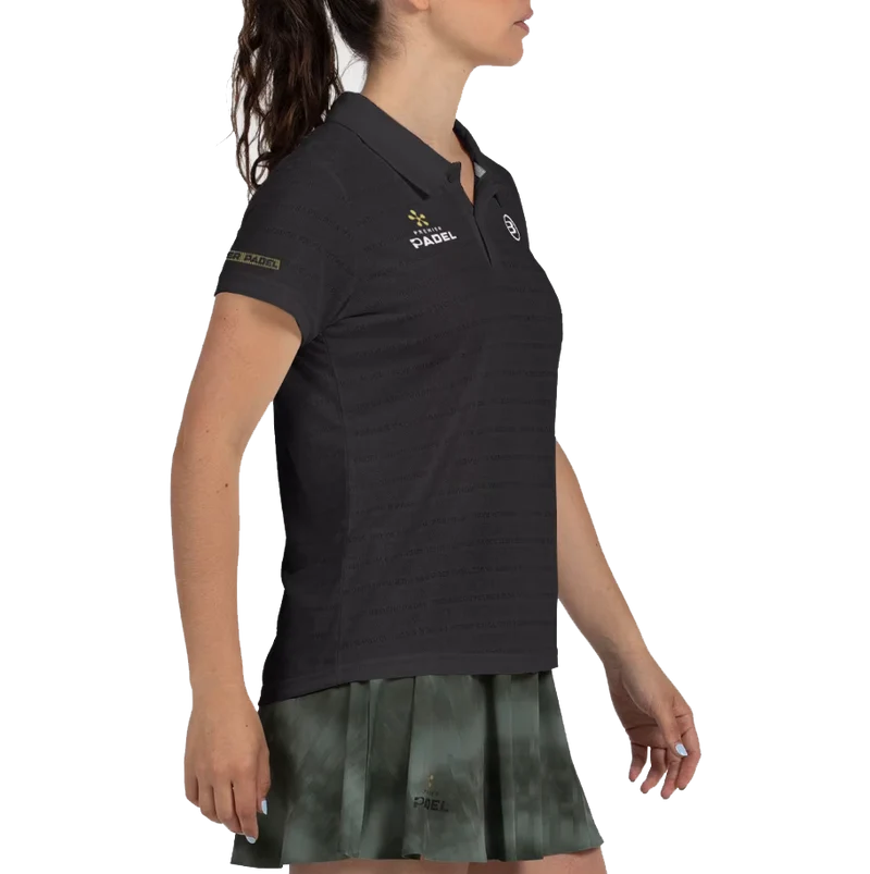 Bullpadel Women's Payerne Premier Padel Polo Black