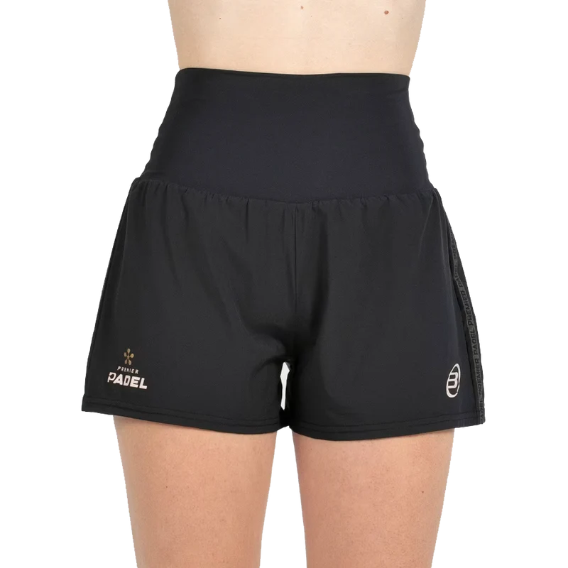 Bullpadel Women's Pitan Premier Padel Shorts Black
