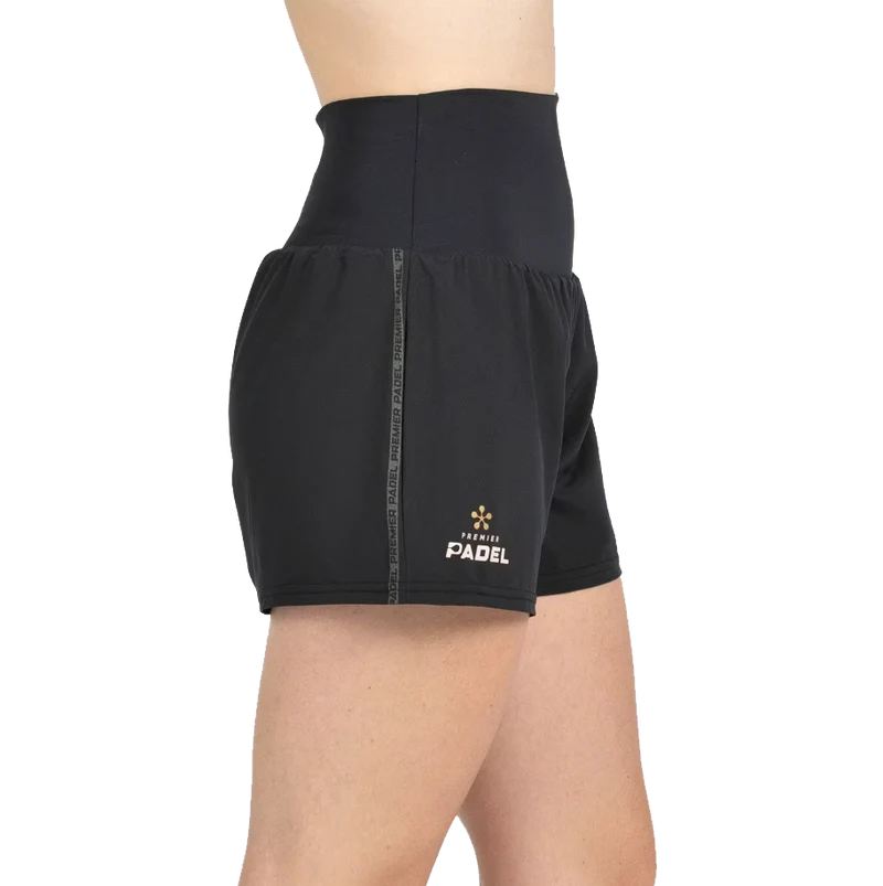 Bullpadel Women's Pitan Premier Padel Shorts Black