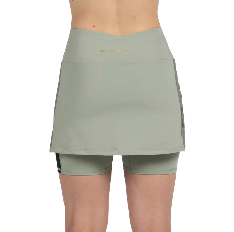 Bullpadel Women's Portoa Premier Padel Skirt Eucalyptus