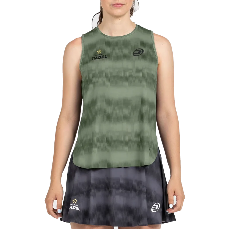 Bullpadel Women's Parnav Premier Padel Tank Top Khaki