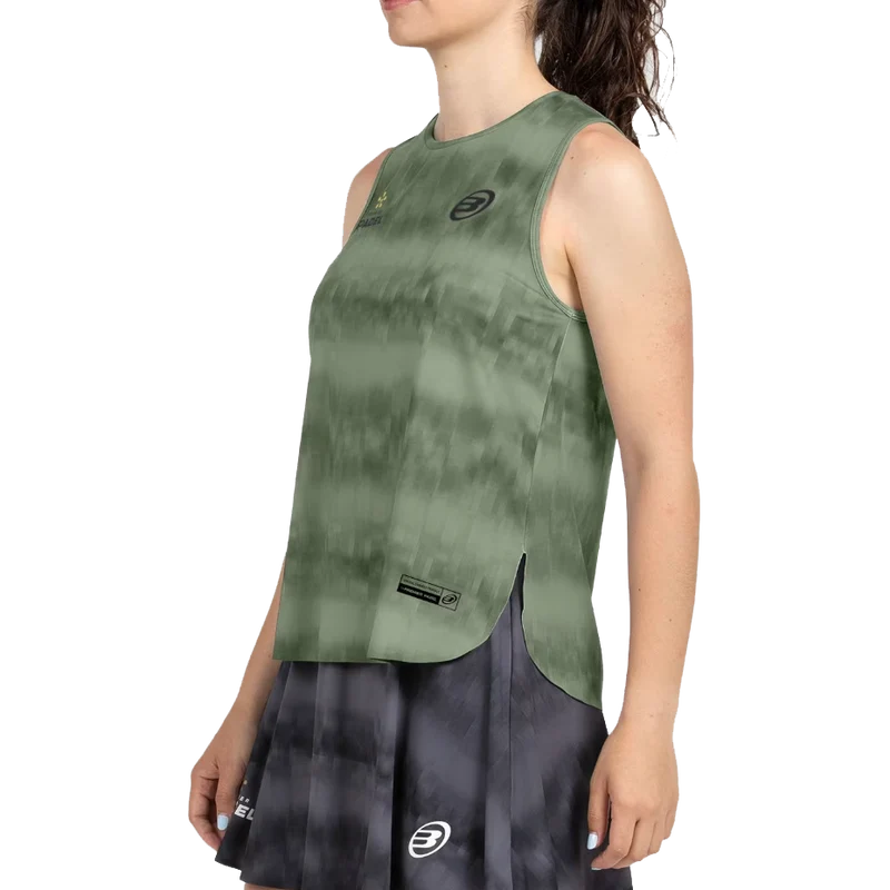 Bullpadel Women's Parnav Premier Padel Tank Top Khaki
