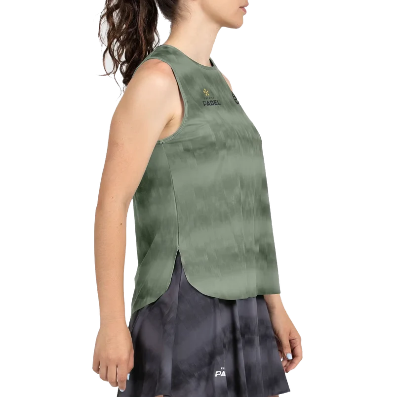 Bullpadel Women's Parnav Premier Padel Tank Top Khaki
