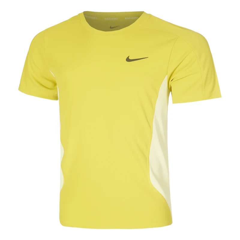 Court Dri-Fit Advantage Slam T-Shirt Herren - gelb, limette