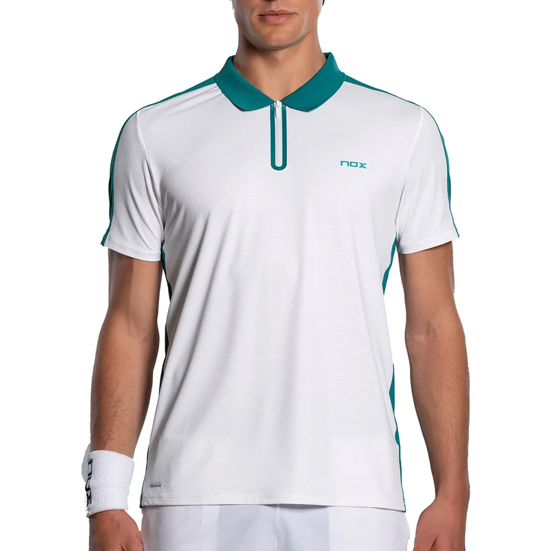 Nox Men's Pro Polo White Ivy Green