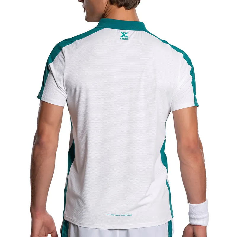 Nox Men's Pro Polo White Ivy Green