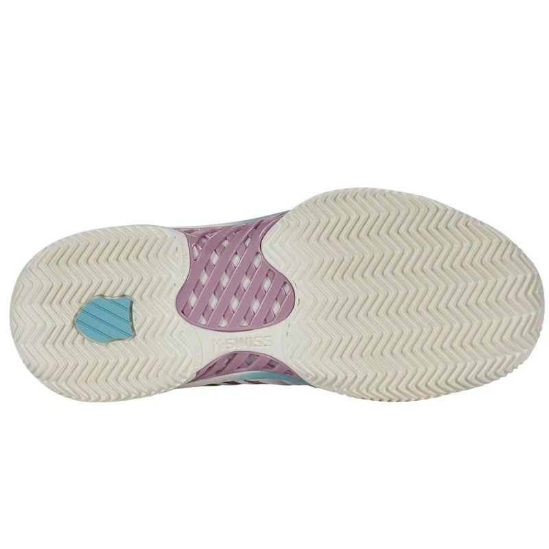 K-Swiss Express Light 3 Womens Padel Shoes - White / Pink / Turquoise