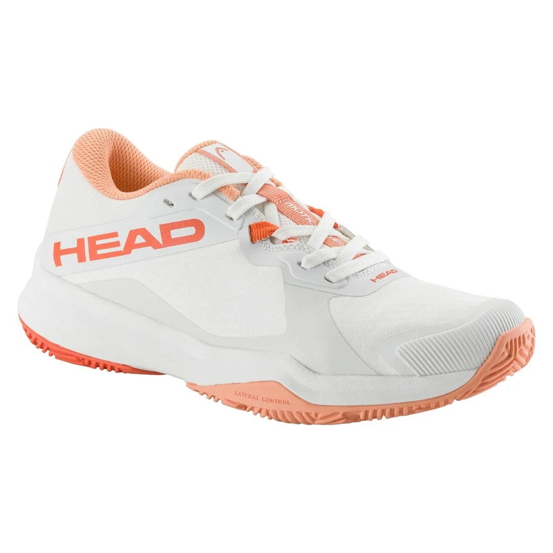 HEAD Motion Team Womens Padel Shoes - White / Coral