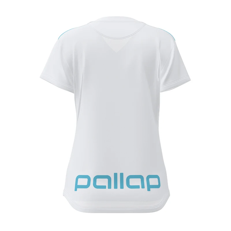 Pallap Women's Tech V Neck Tee White