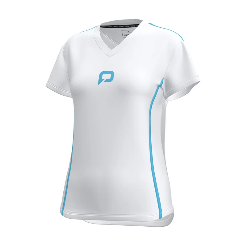 Pallap Women's Tech V Neck Tee White