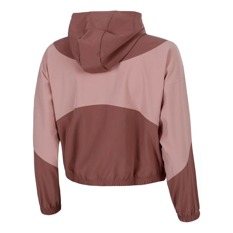 Rival Woven Sweatjacke Damen-Weinrot,Altrosa