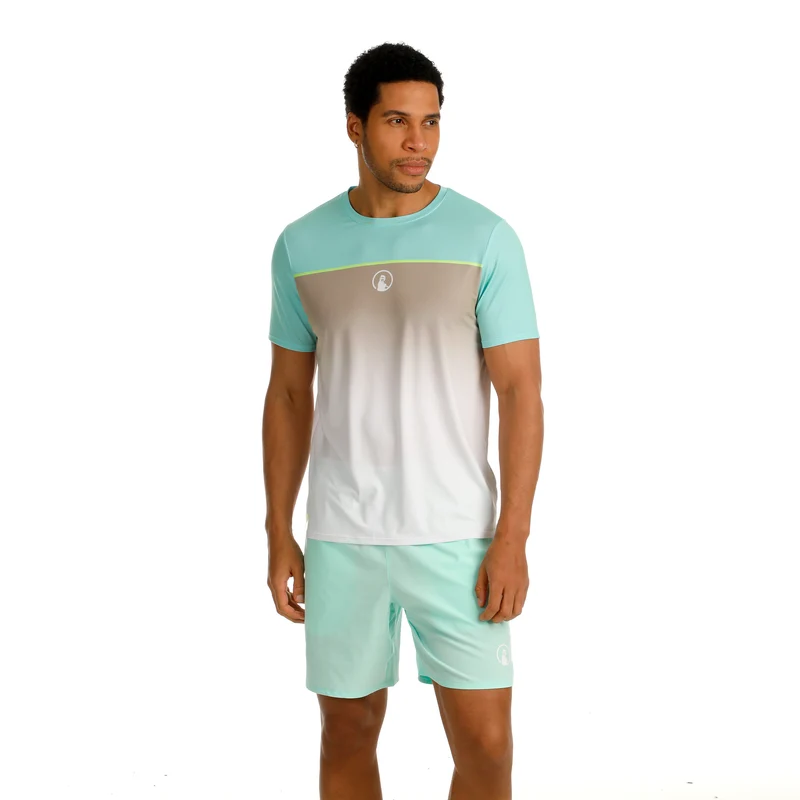 Wild Receiver Faded T-Shirt Herren-Türkis,Mehrfarbig