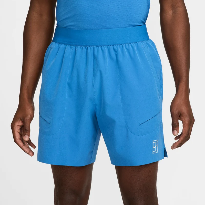 Court Dri-Fit Advantage 6in Shorts Herren-Blau,Weiß