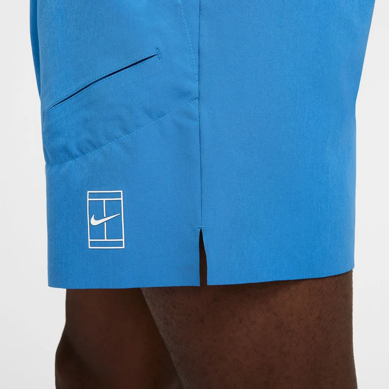 Court Dri-Fit Advantage 6in Shorts Herren-Blau,Weiß