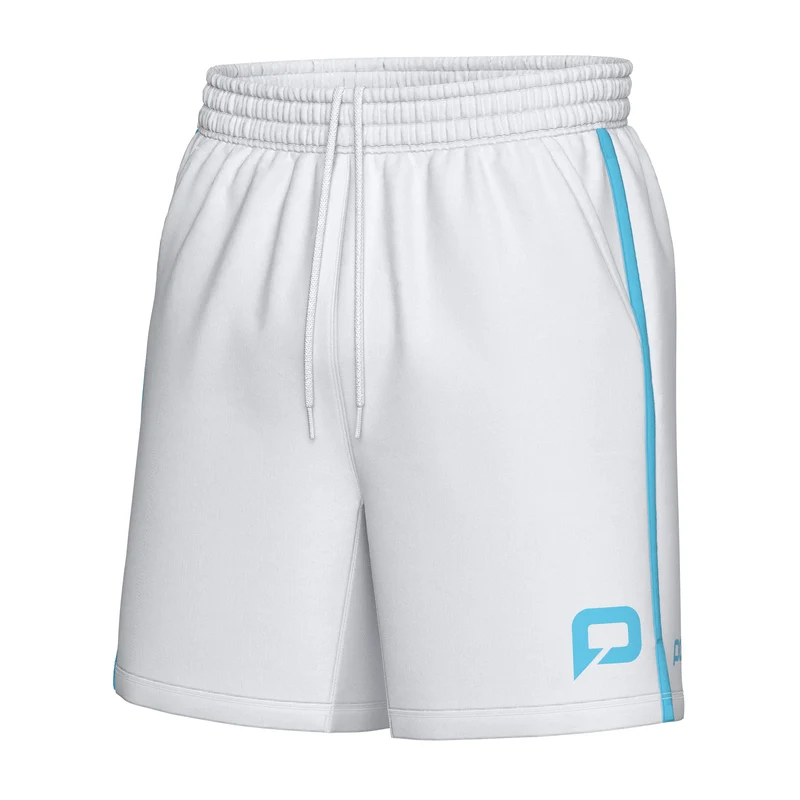 Pallap Men's Shorts White Cyan