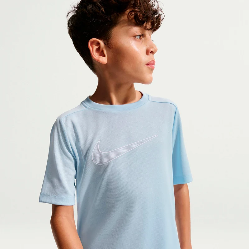 Dri-Fit Multi T-Shirt Jungen - hellblau, weiß