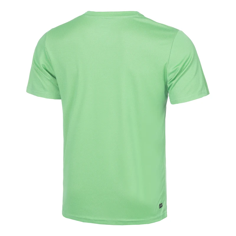 Crew Inside Out V-Neck T-Shirt Herren-Neongrün,Dunkelblau
