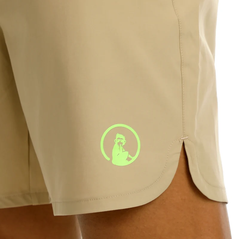 Wild Slam Shorts Herren-Beige,Neongrün