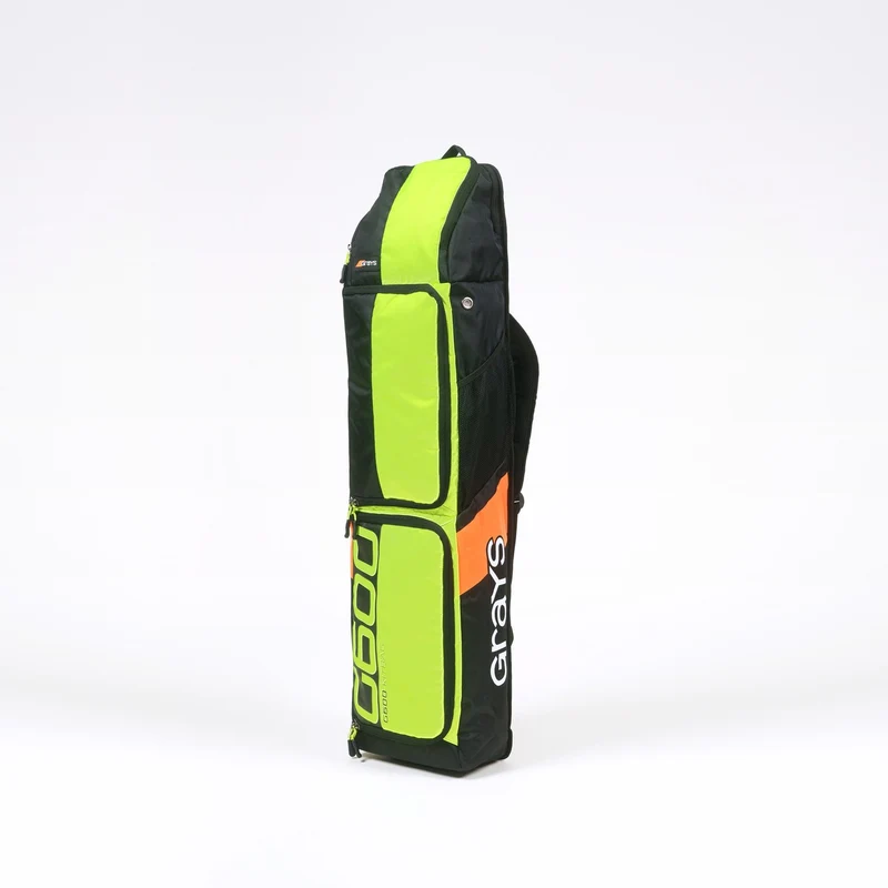 Grays G600 Hockey Kitbag Black/Neon Yellow 26/27