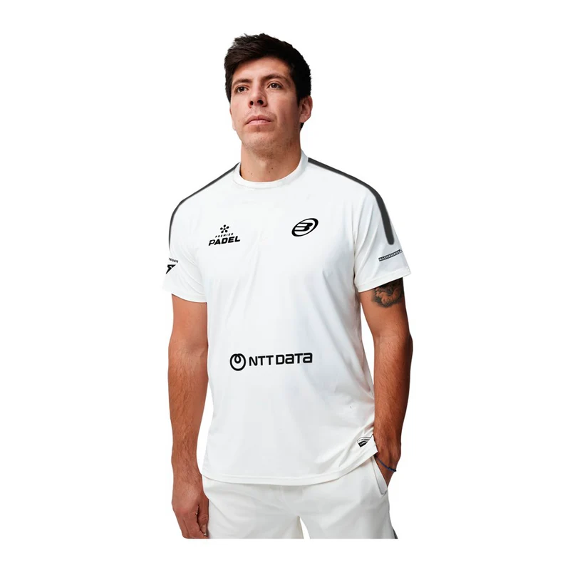 BULLPADEL MONTSE Blanco SS26 JUAN TELLO (Camiseta Oficial)