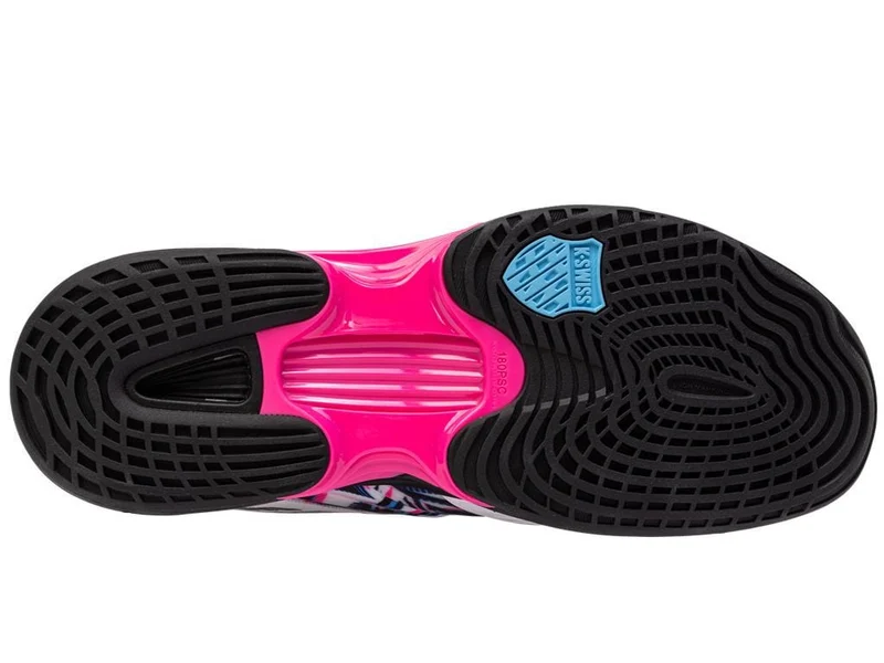 K-Swiss Speedtrac Mens Padel Shoes - White / Black / Neon Pink
