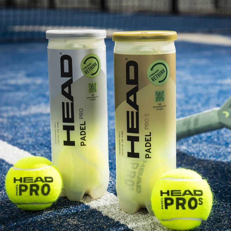 HEAD Padel Pro S Padel Balls - 3 Ball Tube