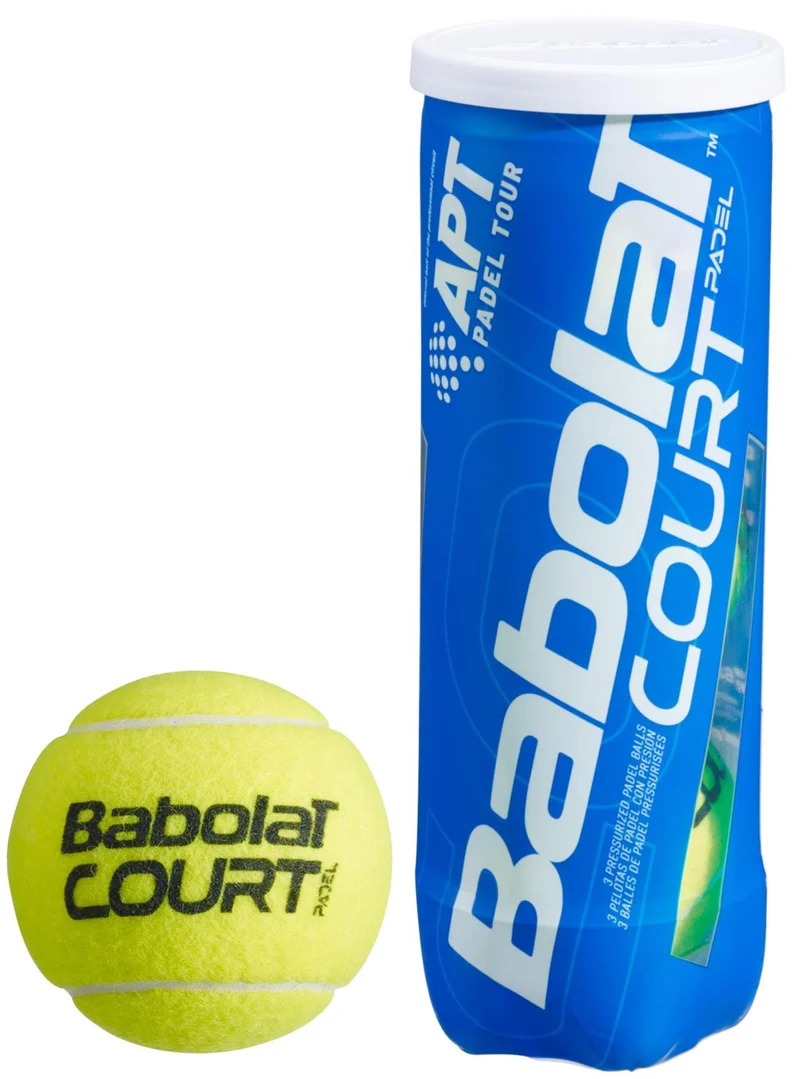 Babolat Court X3 Padel Balls - 3 Ball Tube