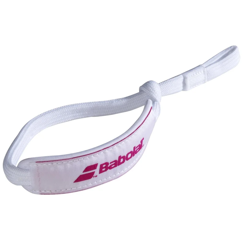 Babolat Padel Wrist Strap - White Pink
