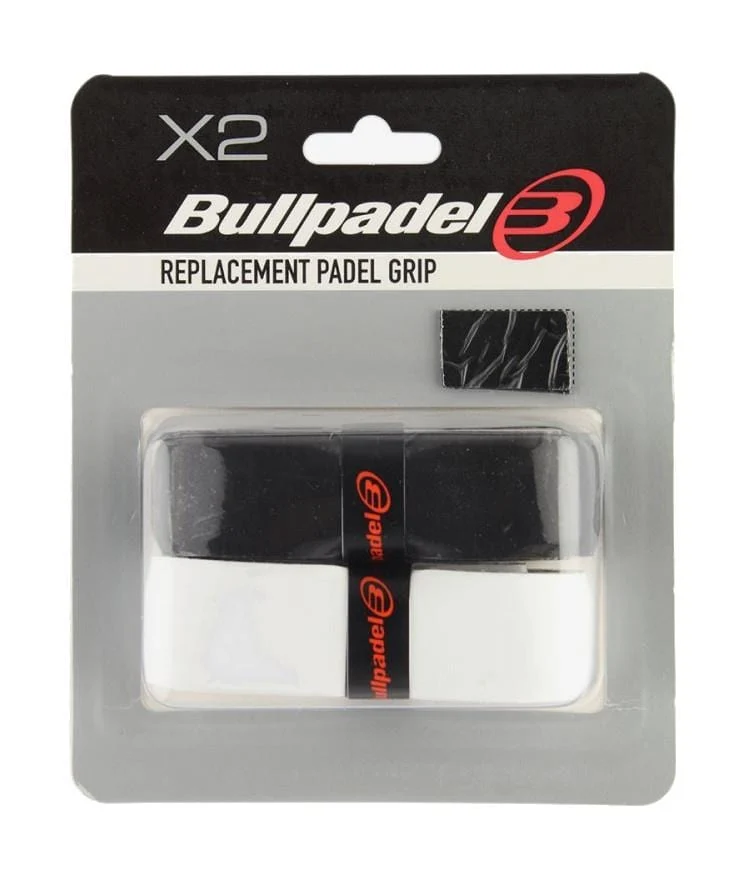 Bullpadel Replacement Padel Grips - Black / White