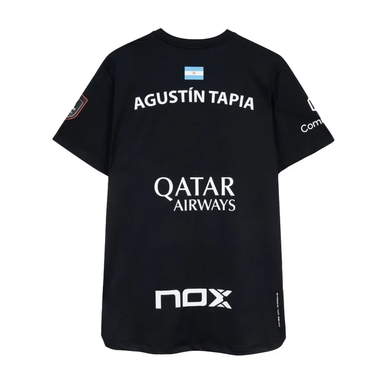 NOX SPONSORS AT10 Black AGUSTIN TAPIA 2026 (Camiseta Oficial)