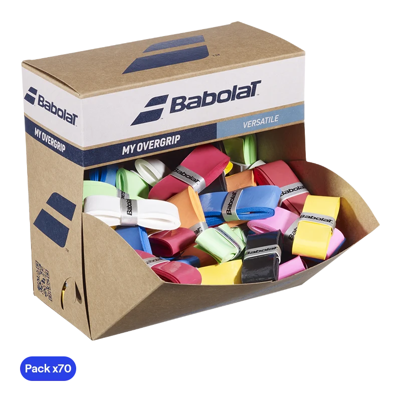 Tambor Overgrips Babolat My Overgrip Versatile Multicolor (x70)