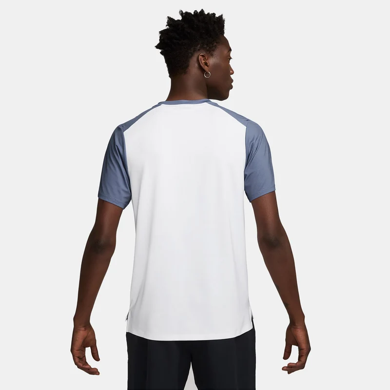 Court Dri-Fit Advantage Print T-Shirt Herren-Blaugrau