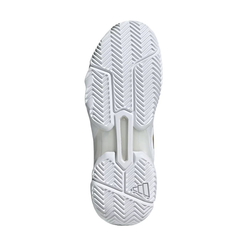 Zapatillas Adidas CourtJam Control 3 Mujer Blanco/Dorado 2026