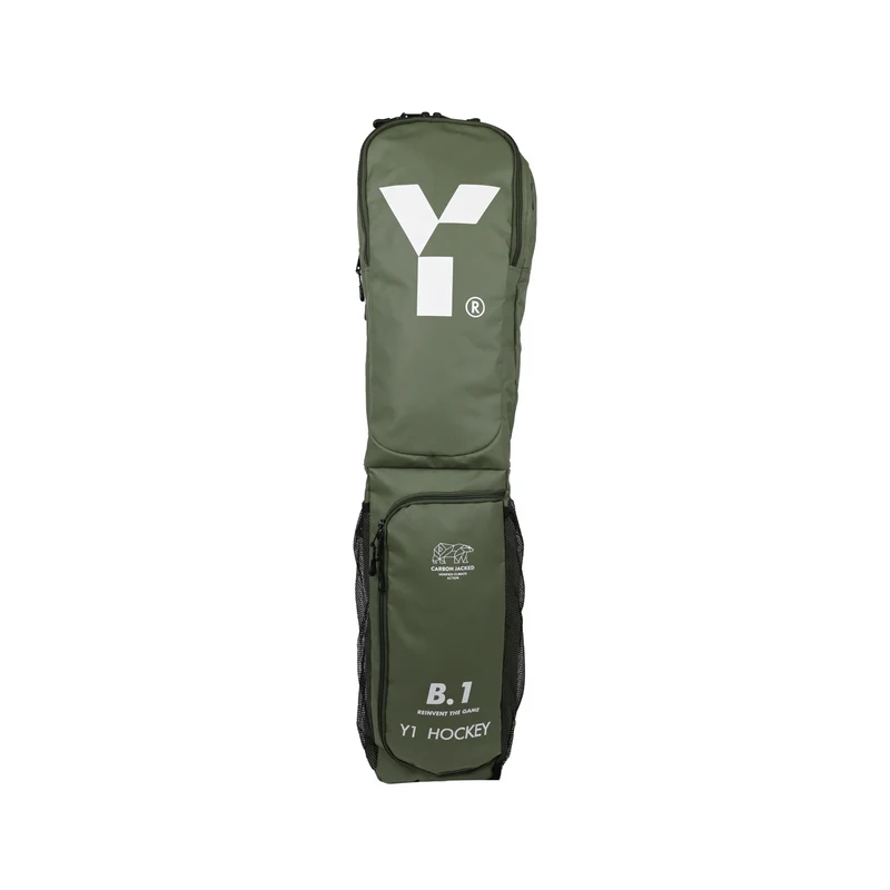 Y1 B.1 Hockey Stick Bag Army Green/White 25/26
