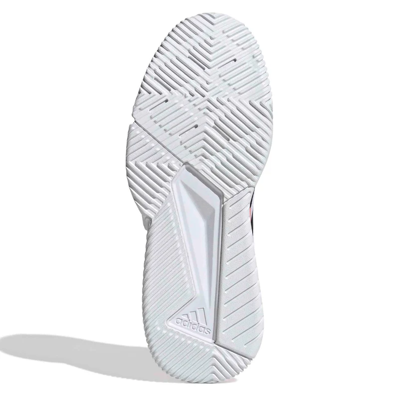 Adidas Men's Courtquick Padel Shoes White Solar Turbo