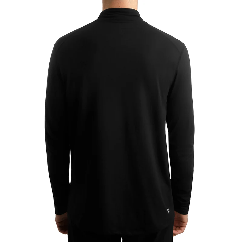 Zac Tech Half Zip Longsleeve Herren - schwarz, weiß