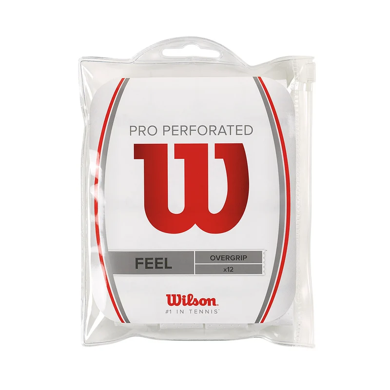 Overgrips WILSON PRO Overgrip Perforated 12 Uds White