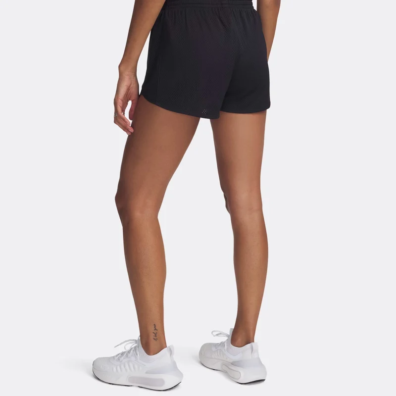 Tech Play Up Mesh Shorts Damen-Schwarz