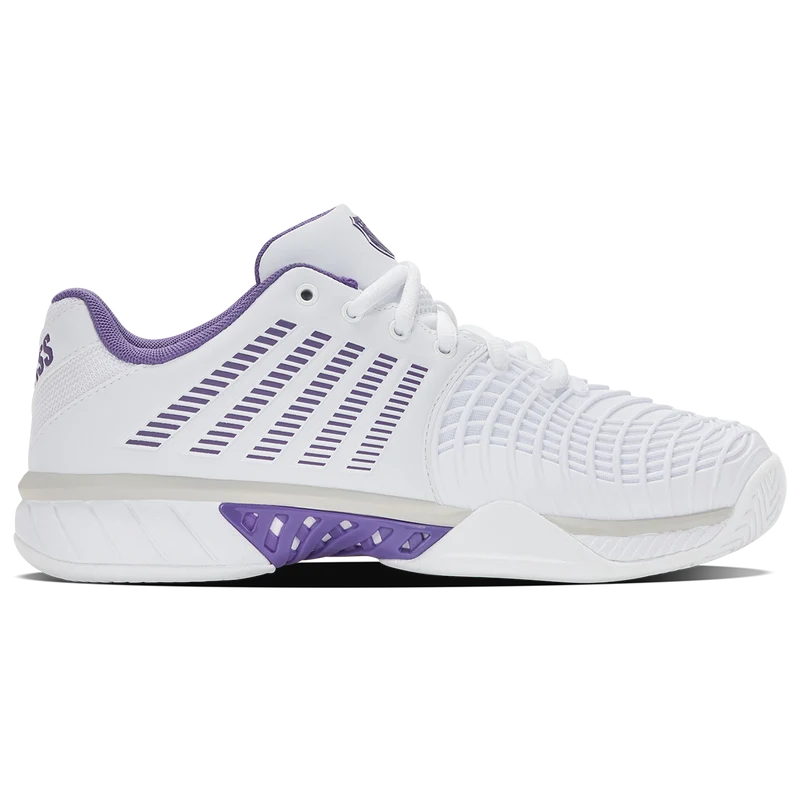 K-Swiss Women's Express Light 3 Tennis Shoes White Purple Haze
