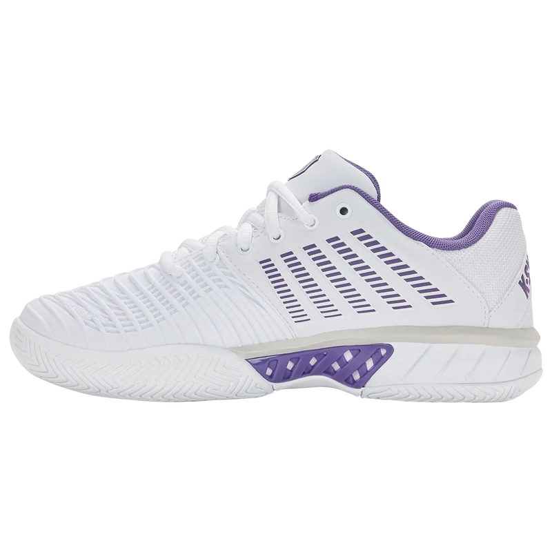 K-Swiss Women's Express Light 3 Tennis Shoes White Purple Haze