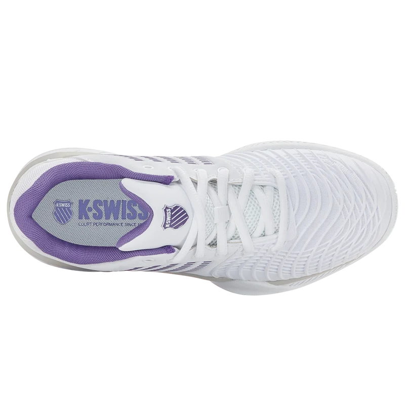 K-Swiss Women's Express Light 3 Tennis Shoes White Purple Haze