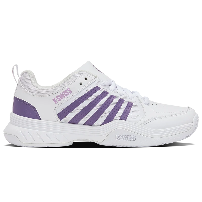 K-Swiss Women's Court Express 2 Tennis Shoes White Purple Haze