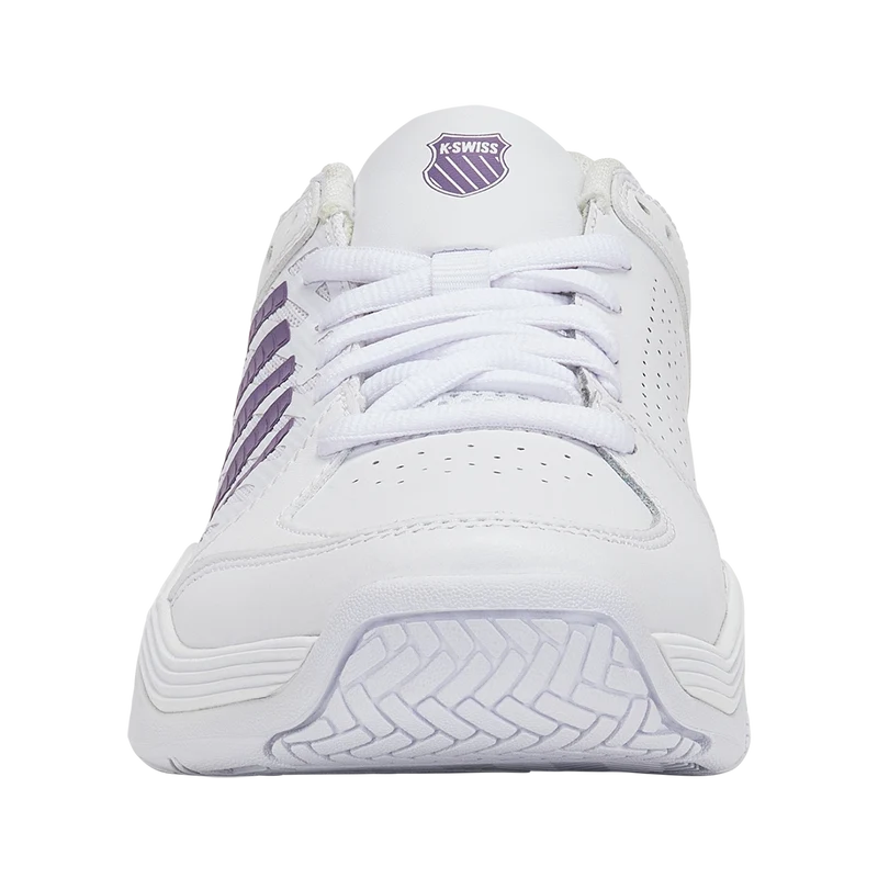 K-Swiss Women's Court Express 2 Tennis Shoes White Purple Haze